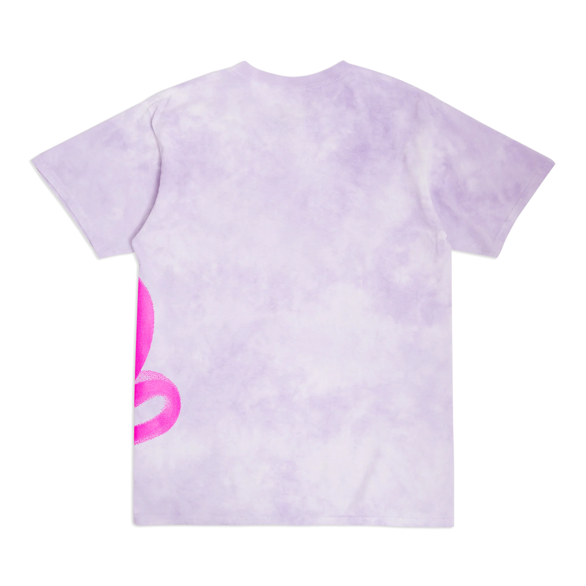 Dreamville Airbrushed Big D Purple Watercolor Dye Tee - Image 3