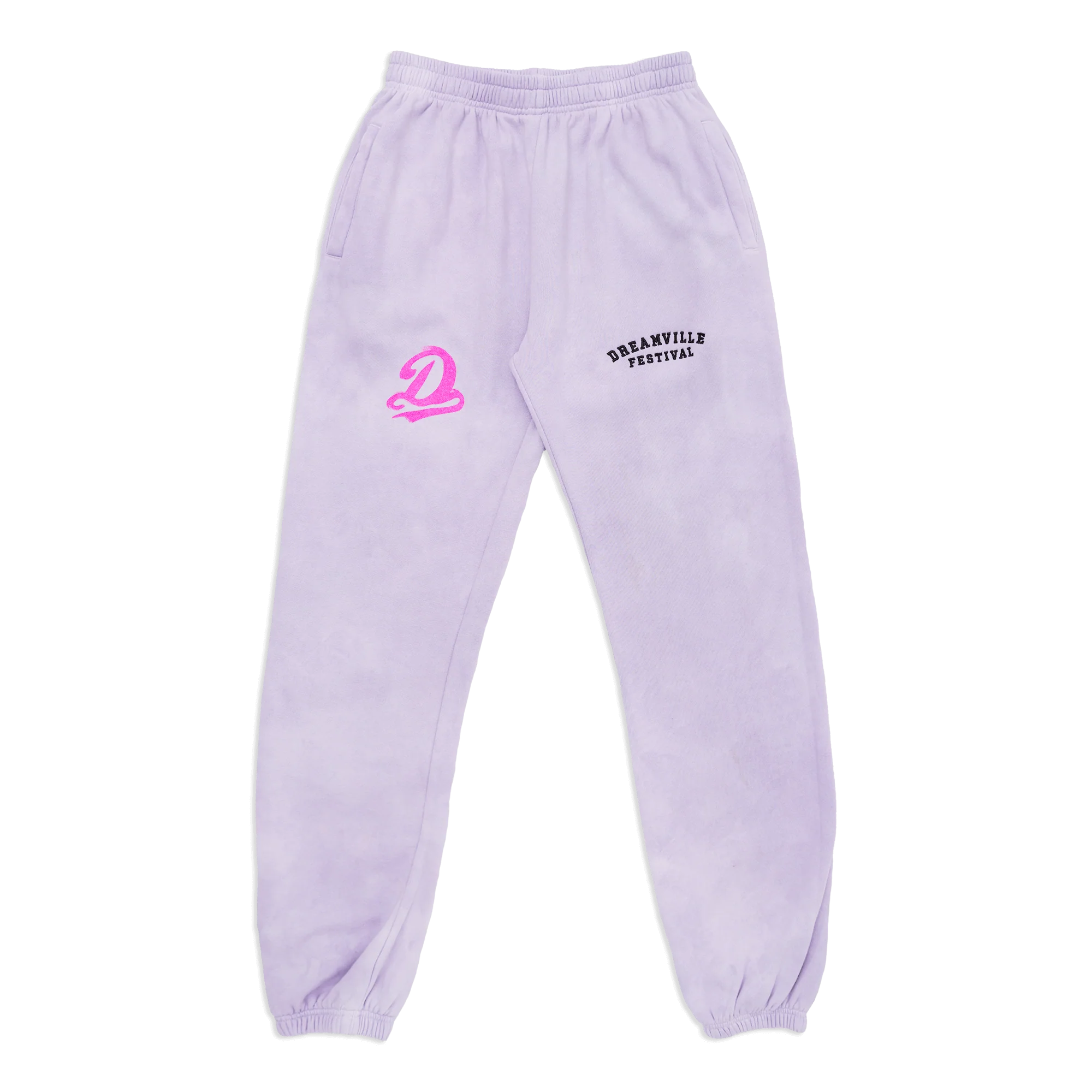 Dreamville Airbrushed D Purple Watercolor Joggers
