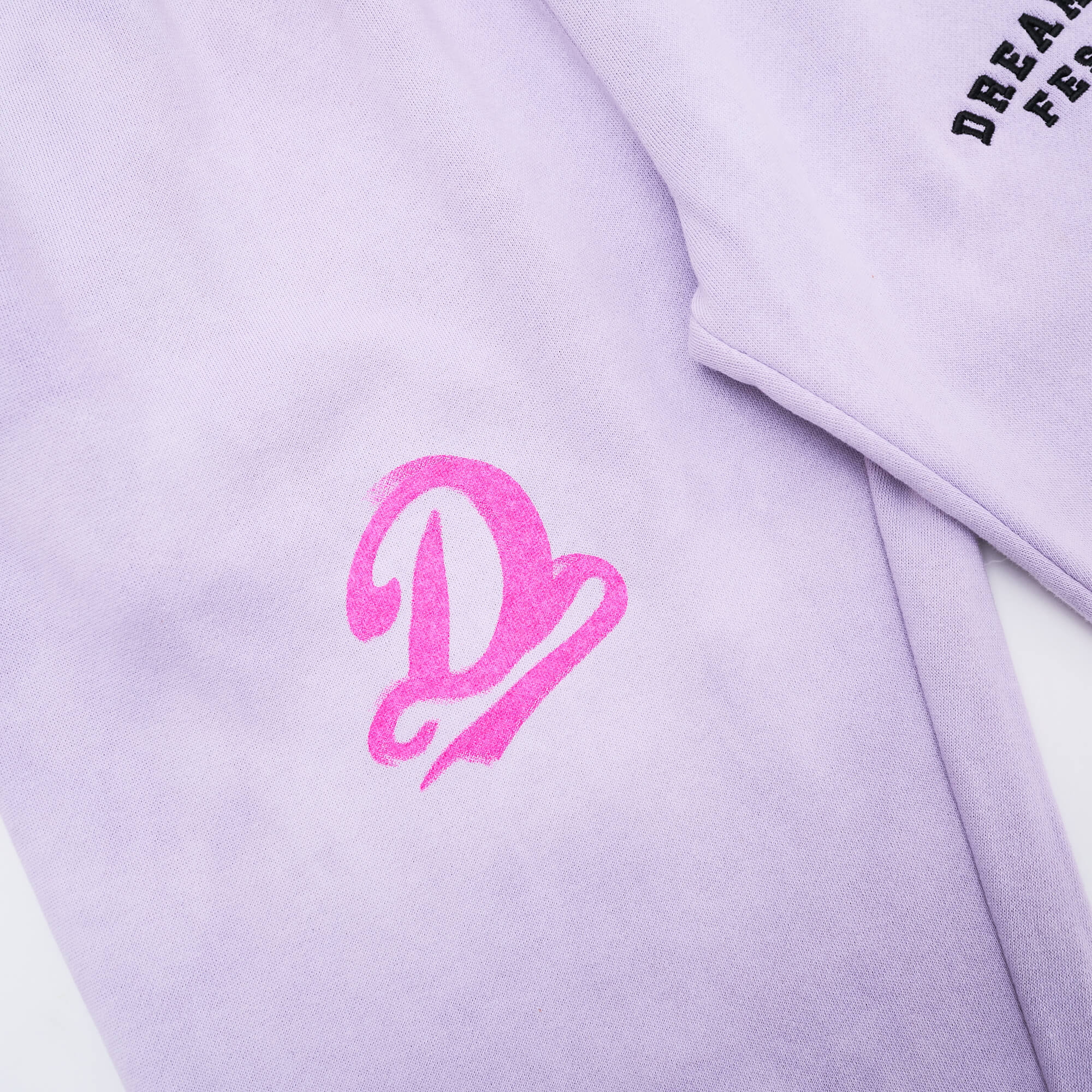 Dreamville Airbrushed D Purple Watercolor Joggers - Image 3