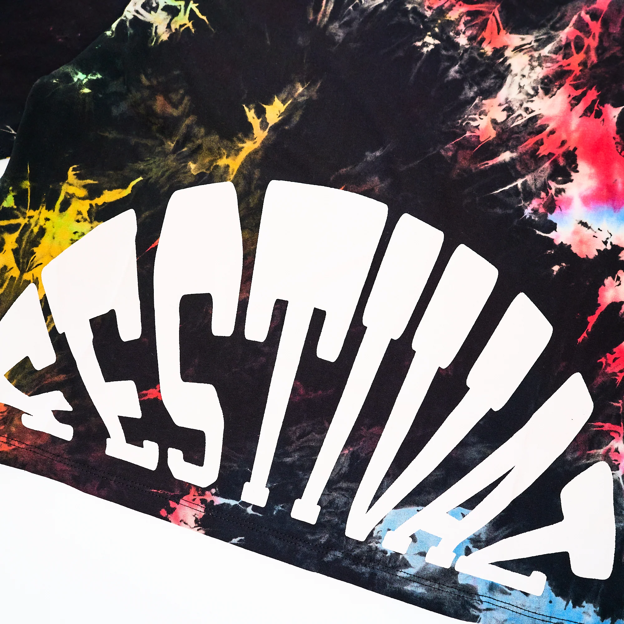 Dreamville Fanned Out Logo Tie Dye Crop Top - Image 3
