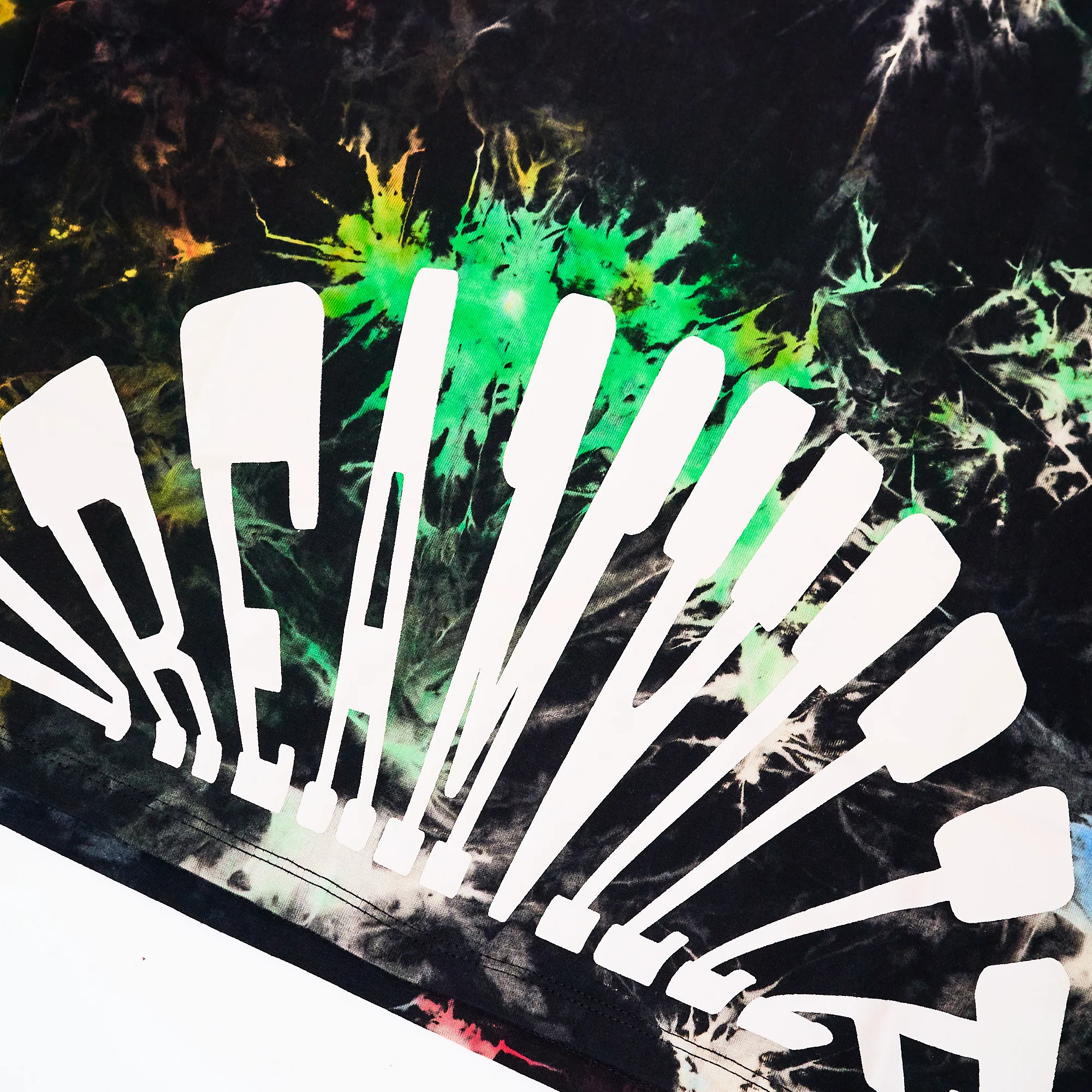 Dreamville Fanned Out Logo Tie Dye Crop Top - Image 4