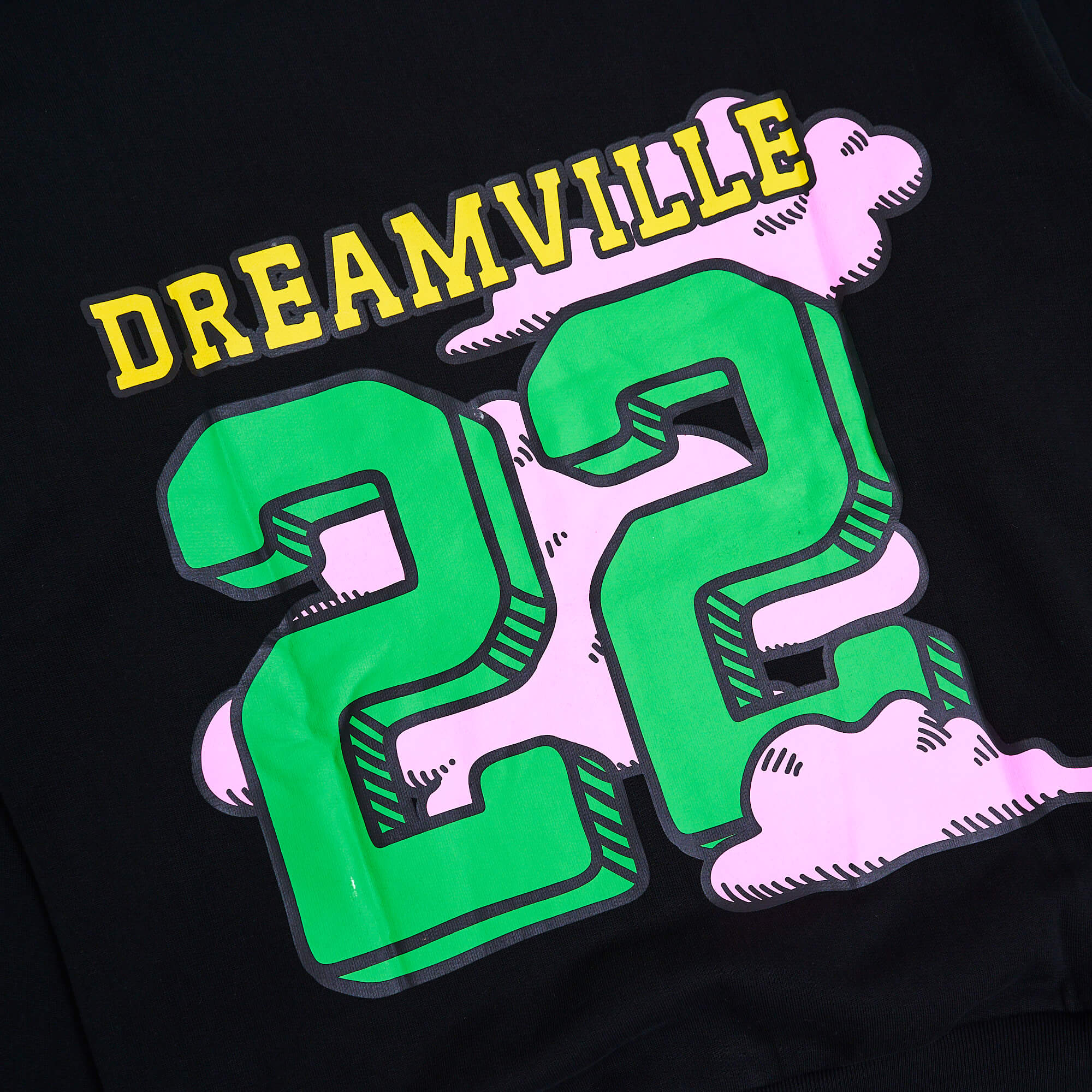 Dreamville Fest 2022 Classic Crest Black PO Hoodie - Image 3