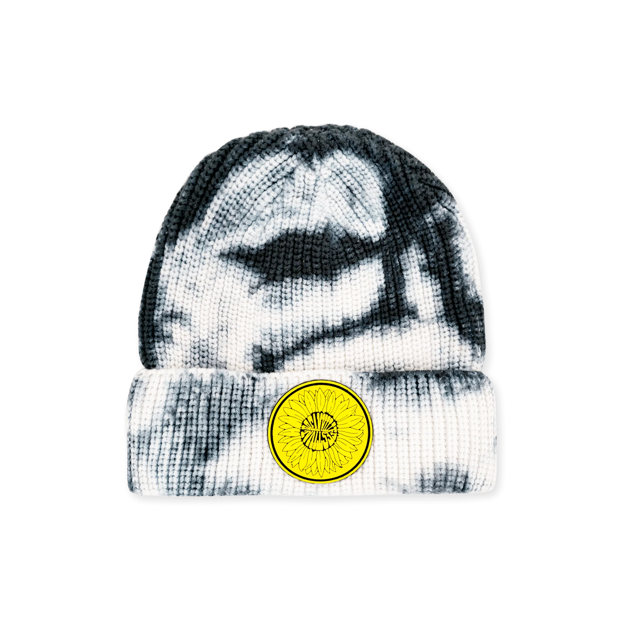 Dreamville Fest PVC Sunflower Logo Black Tie Dye Beanie