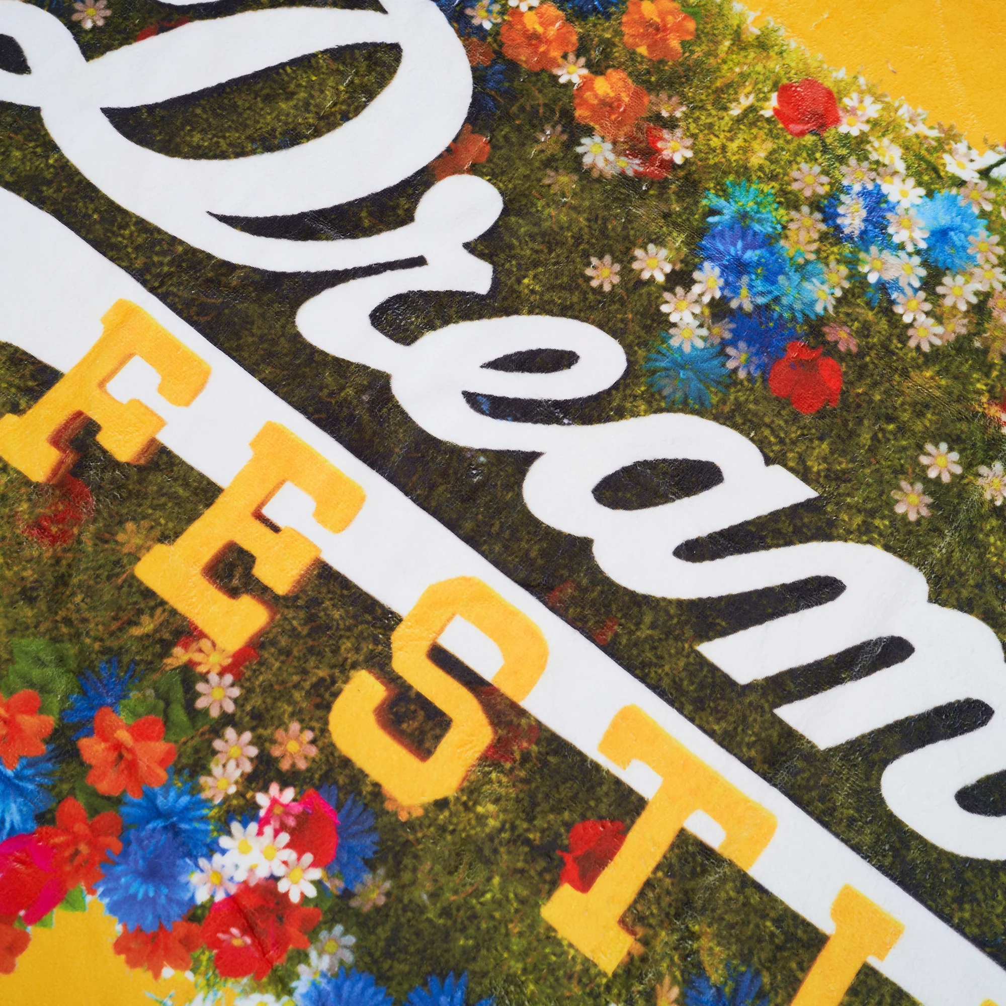 Dreamville Field of Flowers Beach Towel - Image 2
