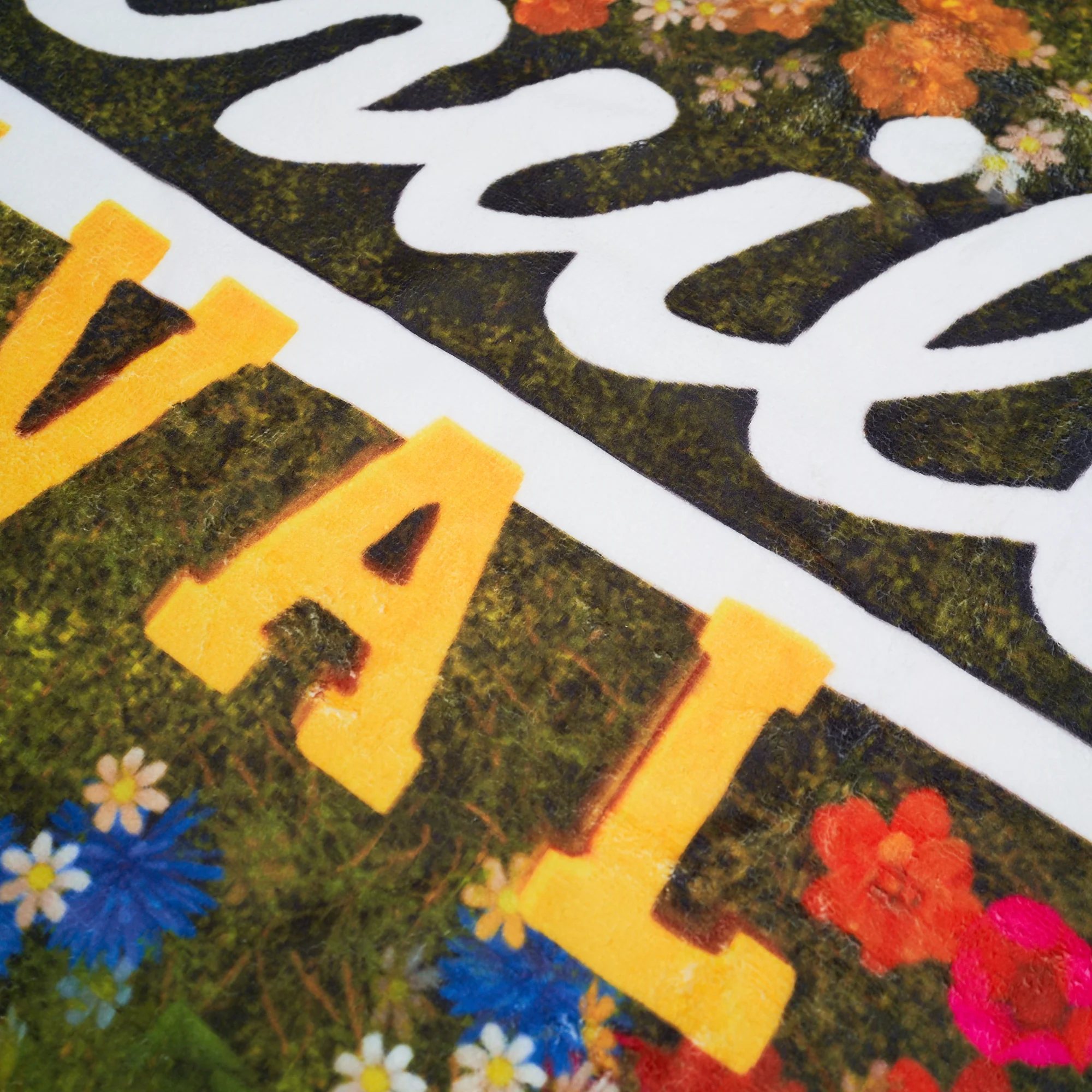 Dreamville Field of Flowers Beach Towel - Image 3