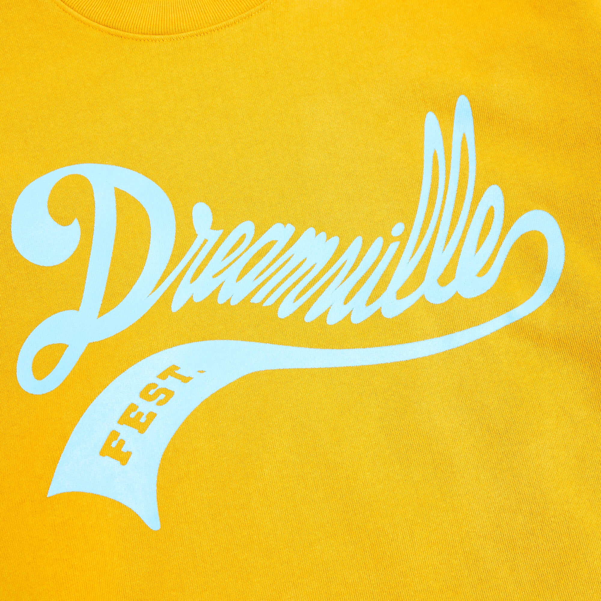 Dreamville Script Logo Gold Sweat Short - Image 3