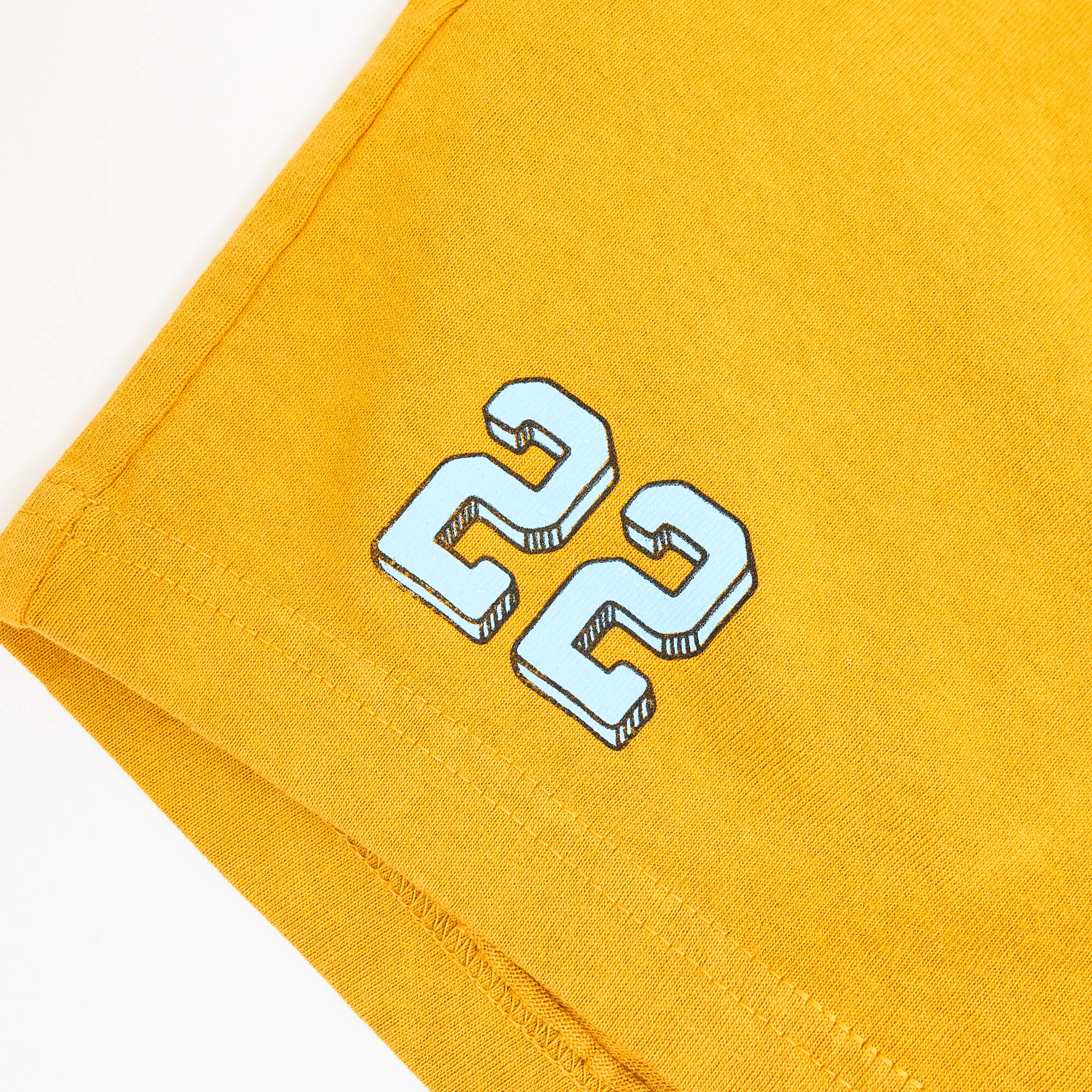 Dreamville Script Logo Gold Sweat Short - Image 4