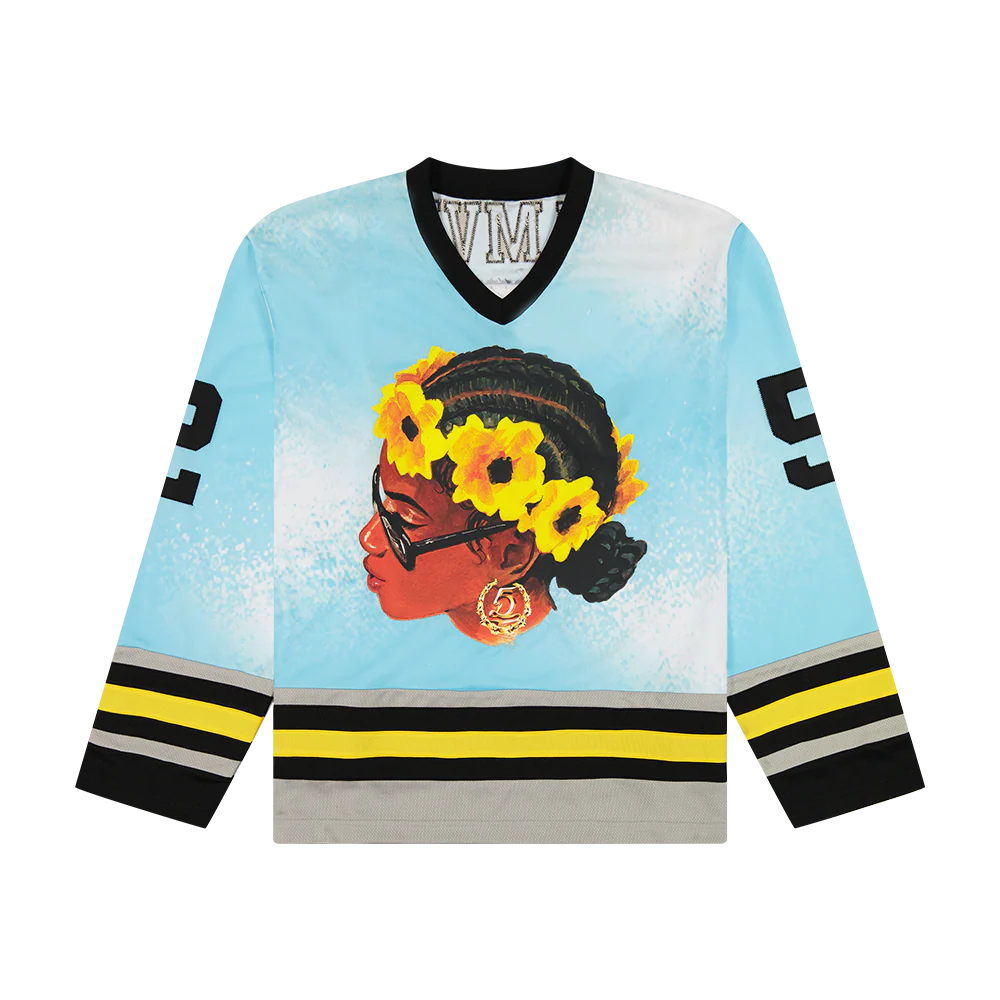 DV 25 Flower Crown Longsleeve Blue Jersey