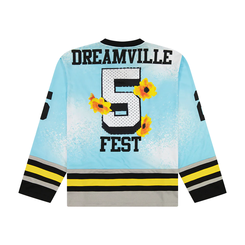 DV 25 Flower Crown Longsleeve Blue Jersey - Image 2