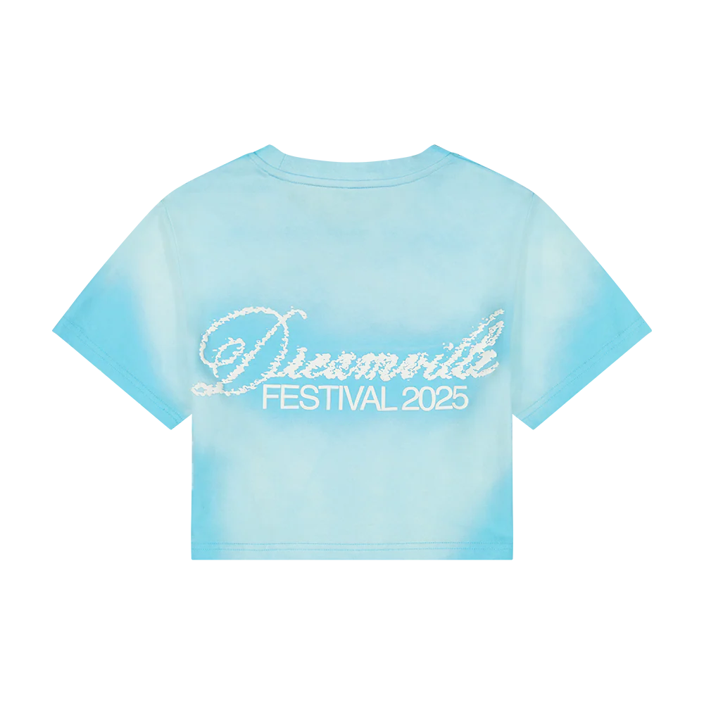 DV 25 Butterfly Fist Blue Crop Top - Image 3