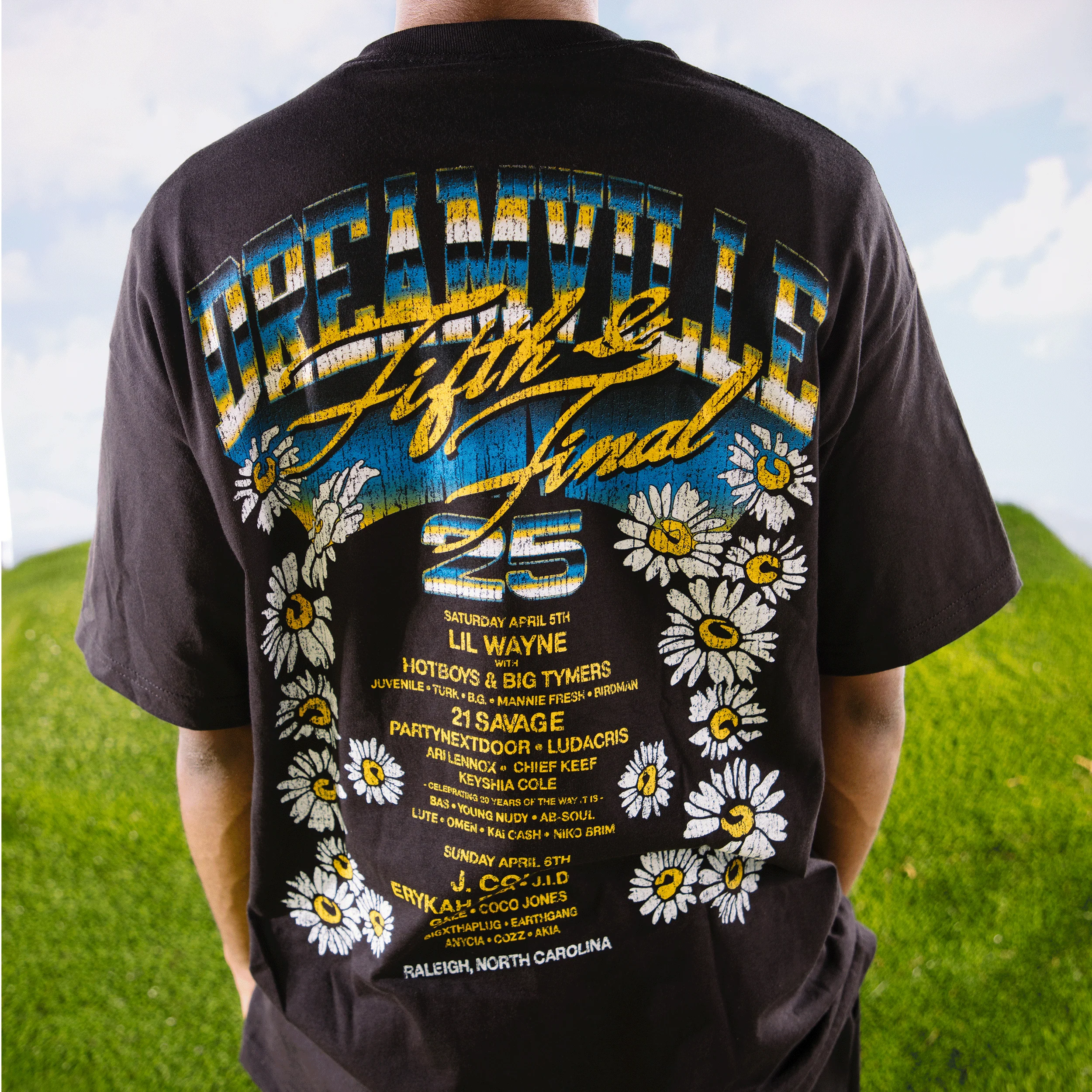 DV 25 Chrome Reunion Black Lineup Tee - Image 3