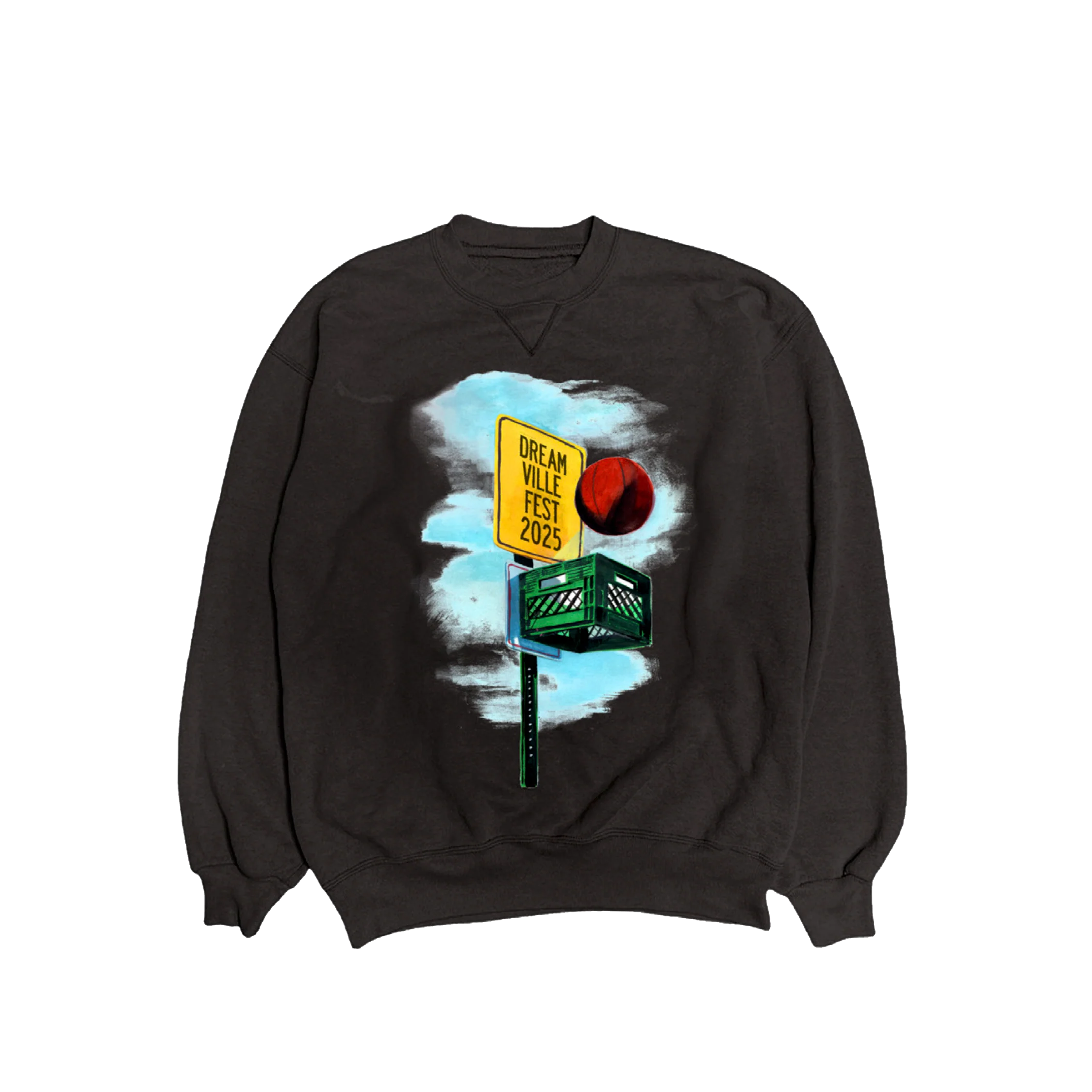 DV 25 Crate Black Crewneck