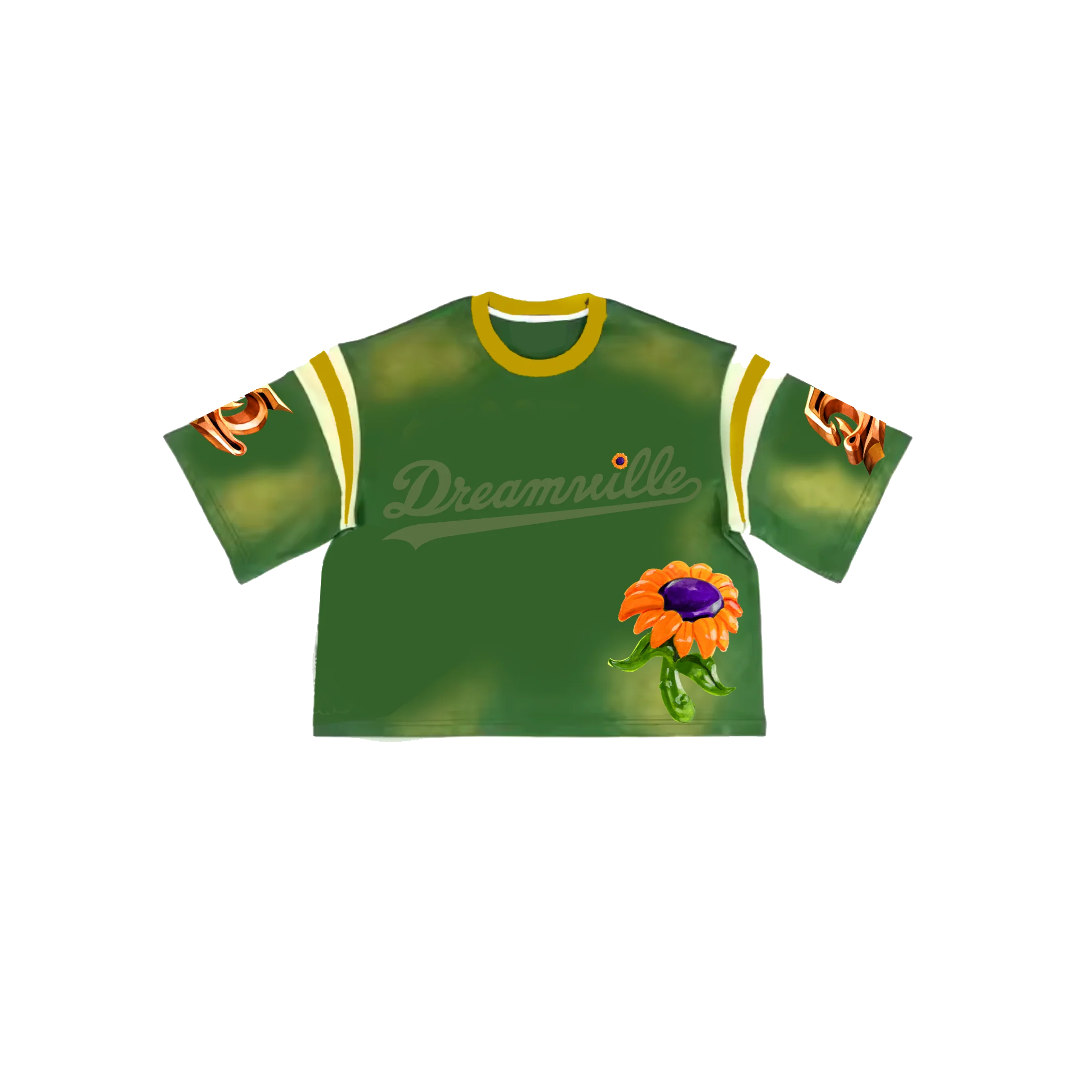 DV 25 Garden Mesh Sub Green Crop Jersey