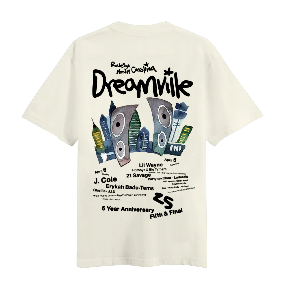 DV 25 Hometown Cream Lineup Tee - Image 2