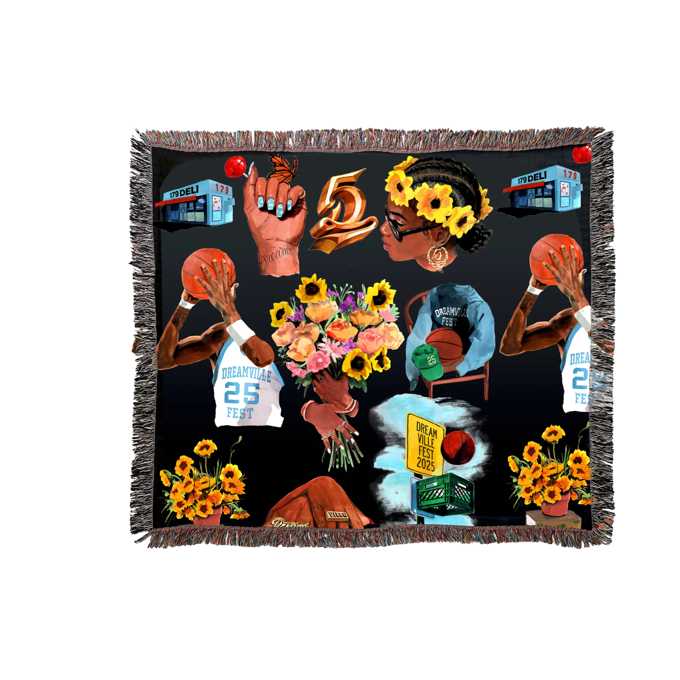 DV 25 Icons Woven Blanket