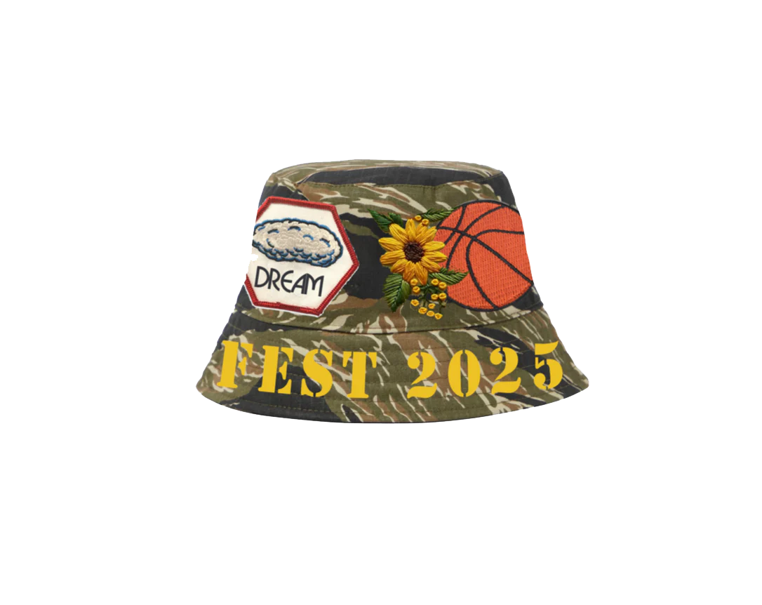 DV 25 Patchwork Camo Bucket Hat - Image 2