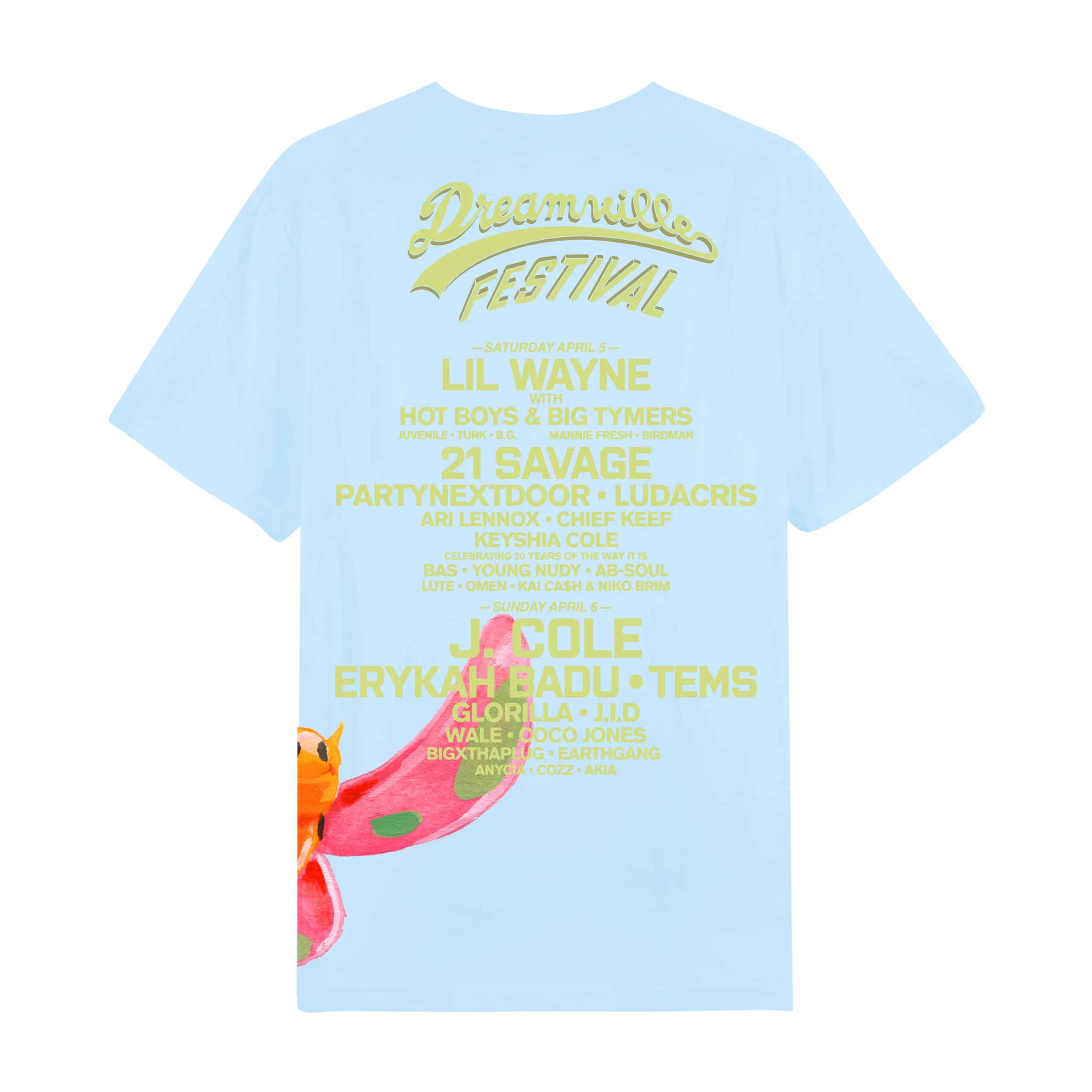 DV Butterfly Lineup Blue Lineup Tee - Image 2