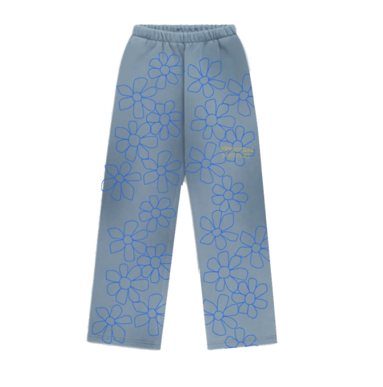 DV Fest 24 AOE Flowers Washed Blue Sweatpants