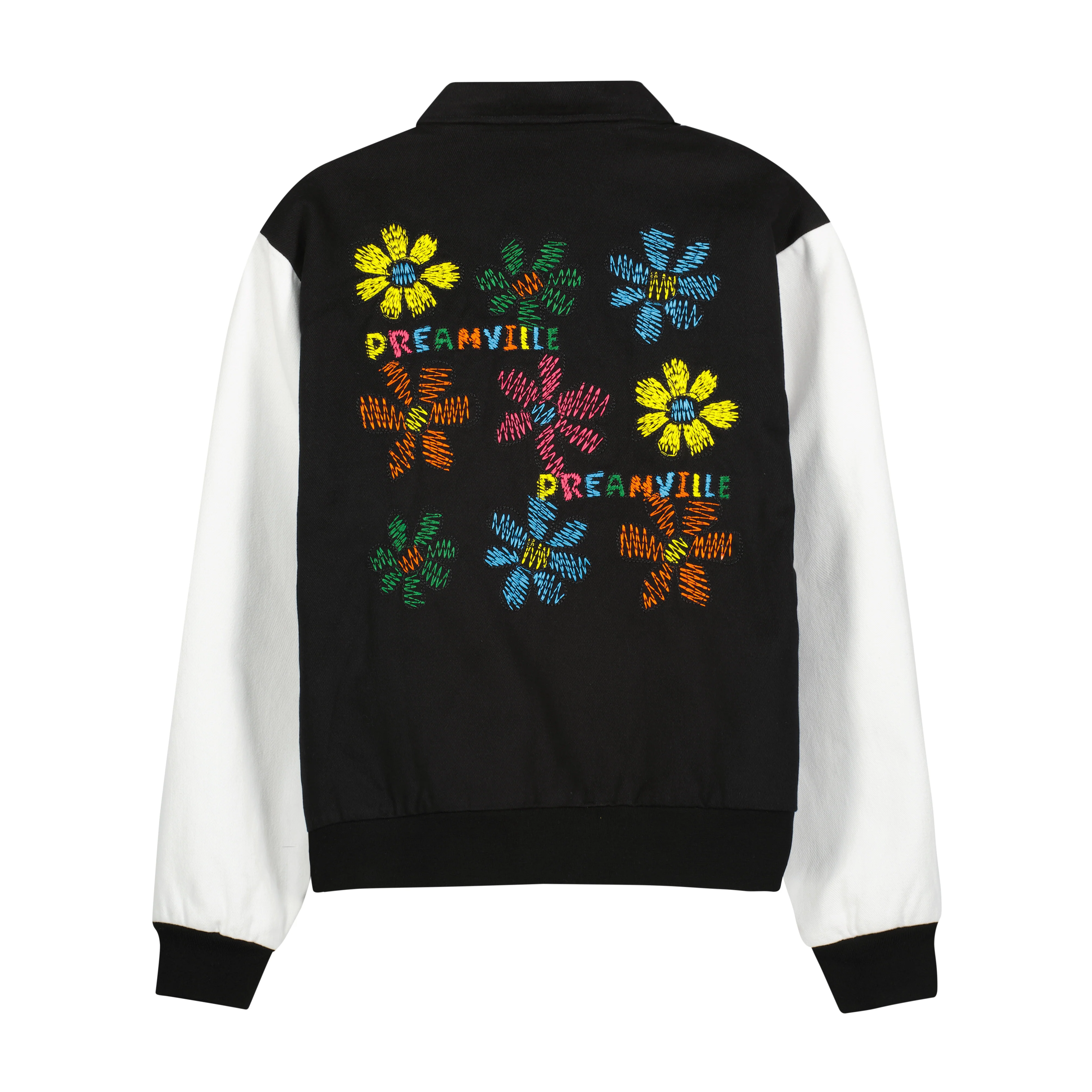 DV Fest 24 Coloring Book Flowers Black/White Coaches Bomber - Image 2