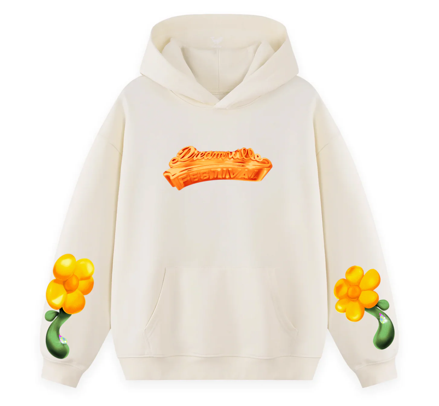 DV Fest 24 Flowers Ivory Lineup PO Hoodie