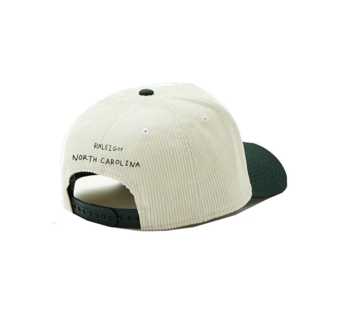 DV Fest 24 Stacked Text Cream/Green Snapback - Image 2