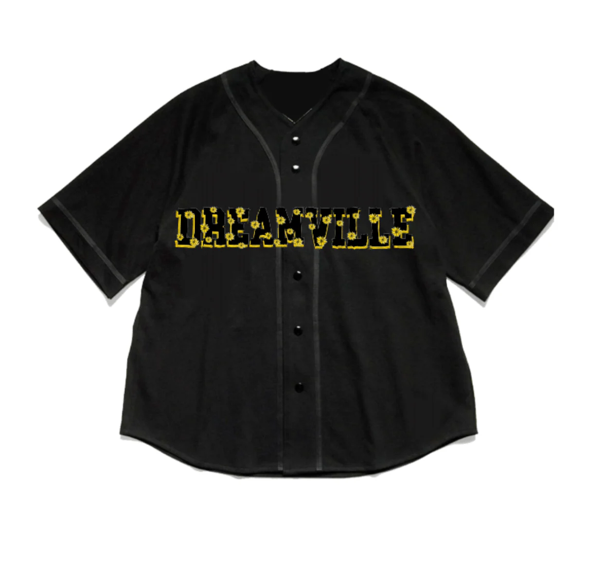 DV Fest 24 Sunflower Black Baseball Jersey