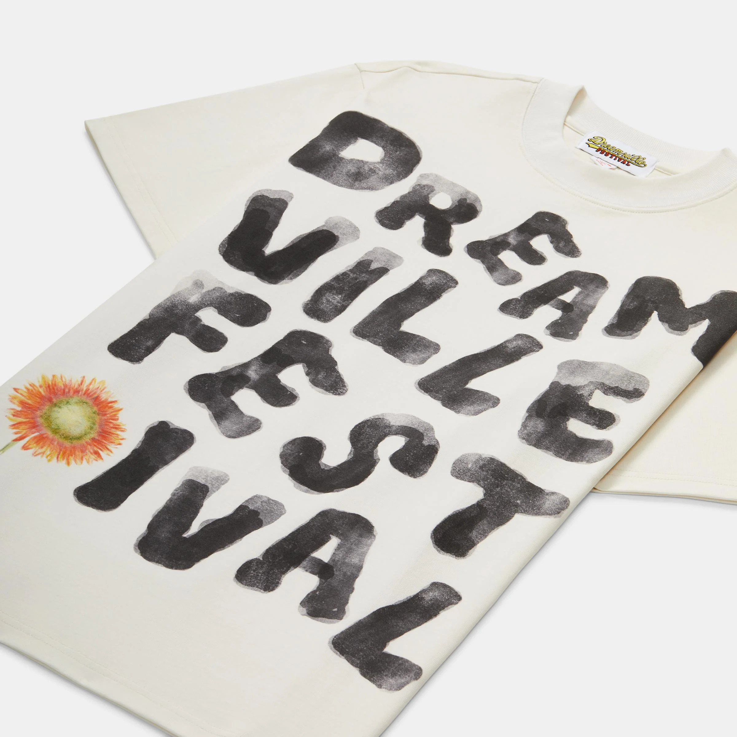 DV Fest - Cream Road Sign Tee - Image 3