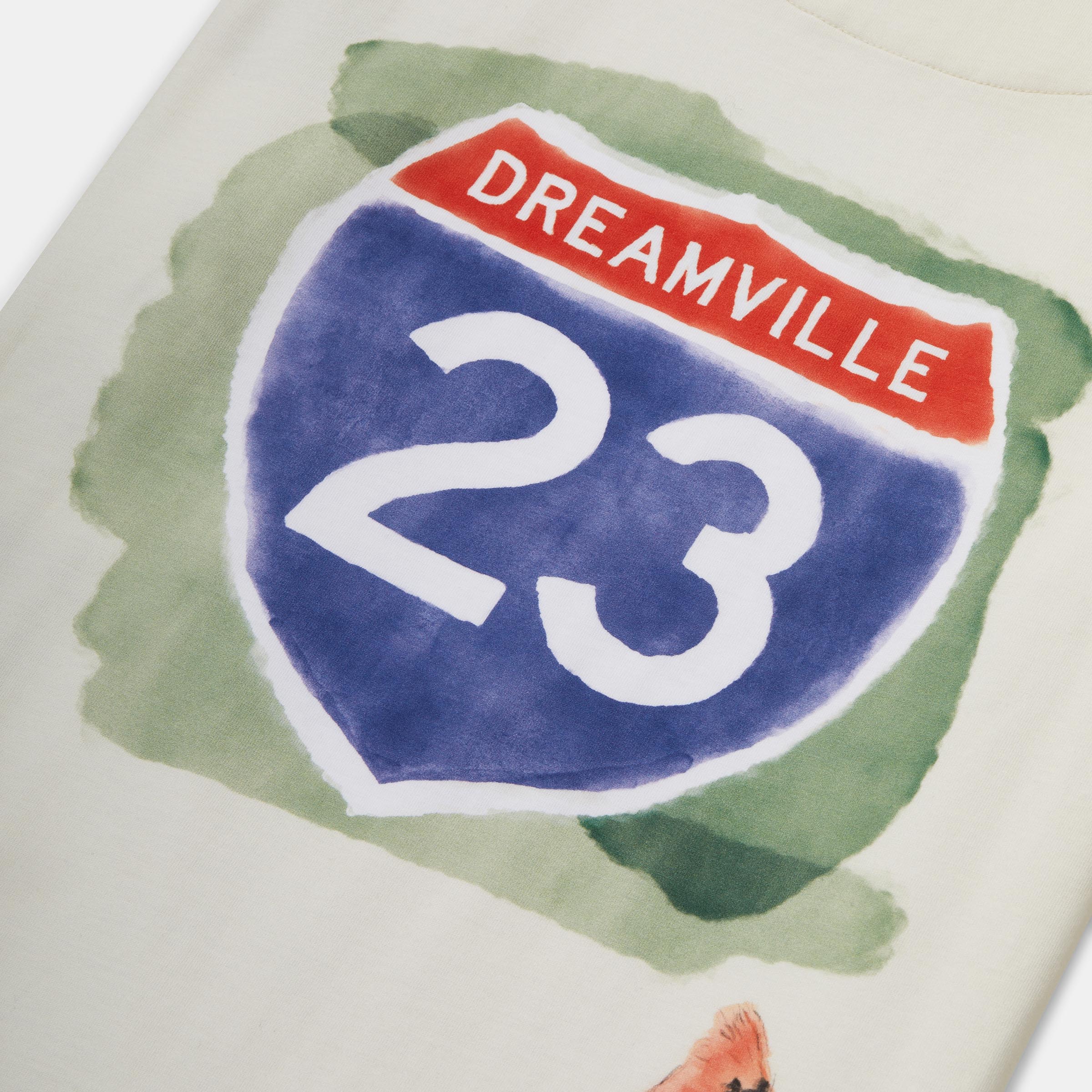 DV Fest - Cream Road Sign Tee - Image 4