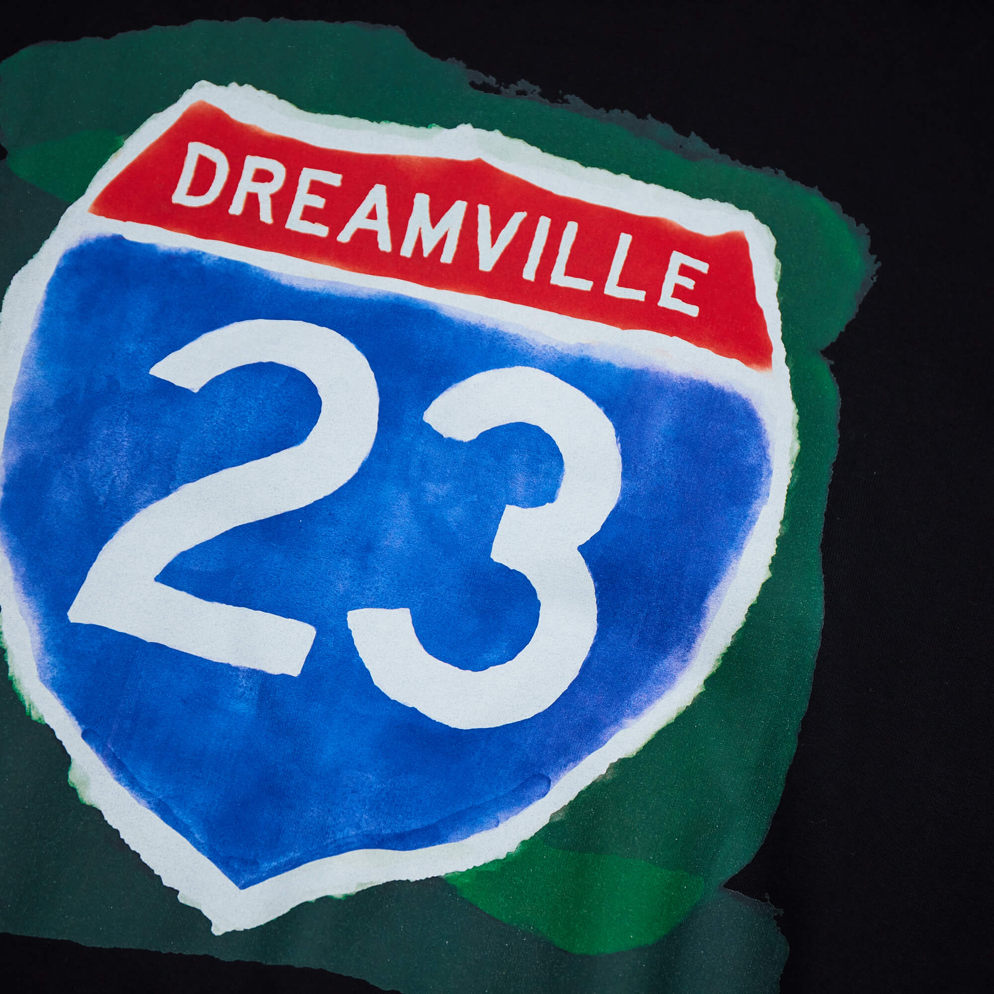 DV Fest Hoodie - Black Road Sign - Image 4