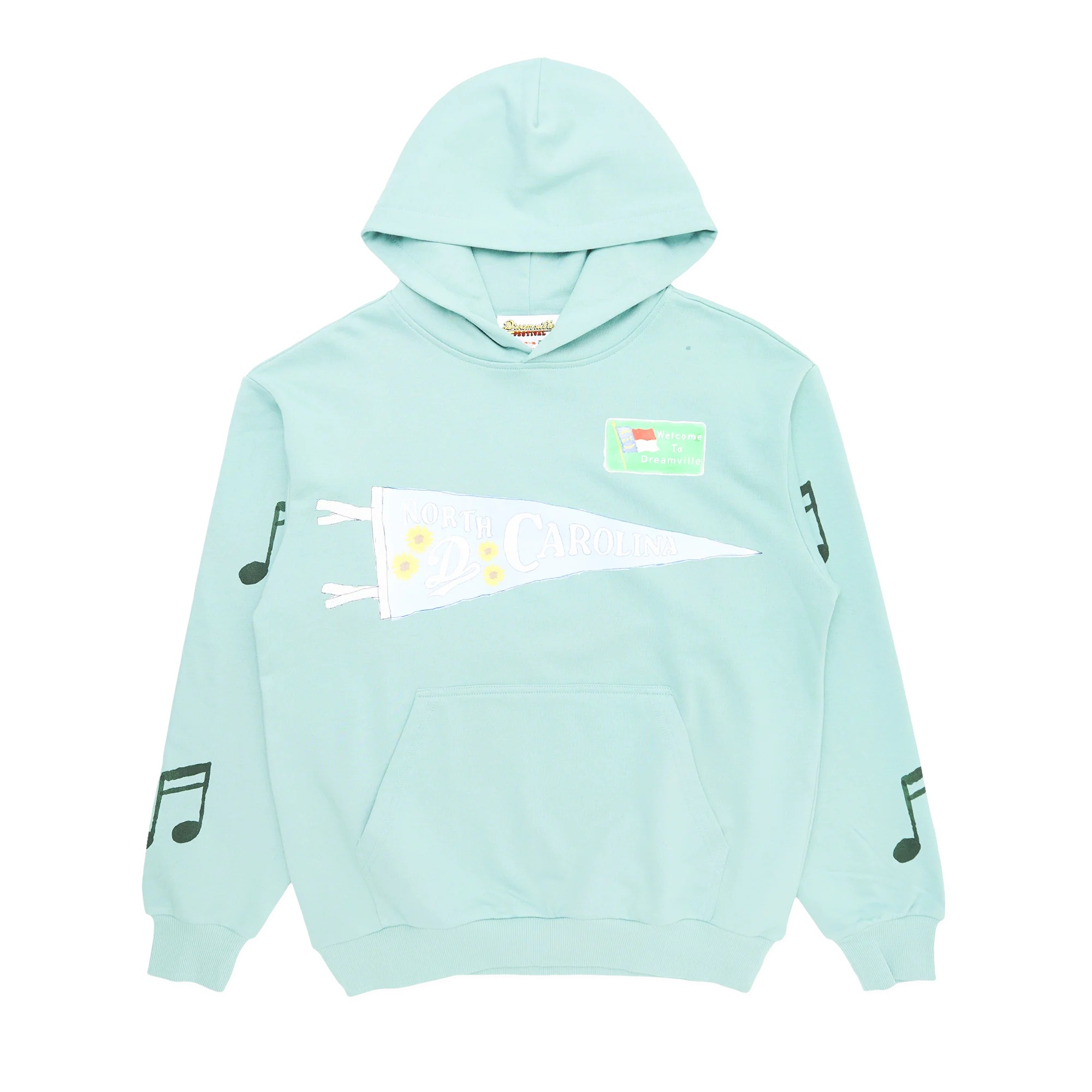 DV Fest Hoodie - Mint Pennant