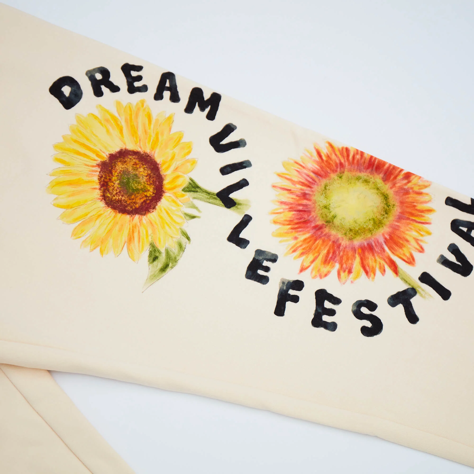 DV Fest Sweatpants - Cream Flower Swirl - Image 4