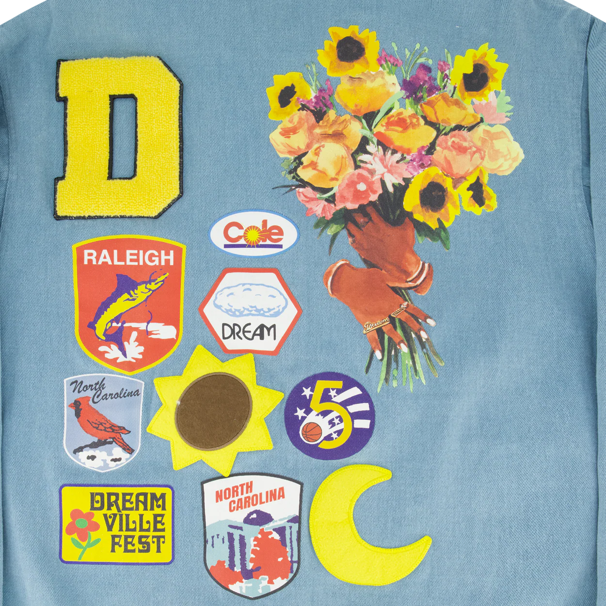 DV Patchwork Denim Work Jacket - Image 4