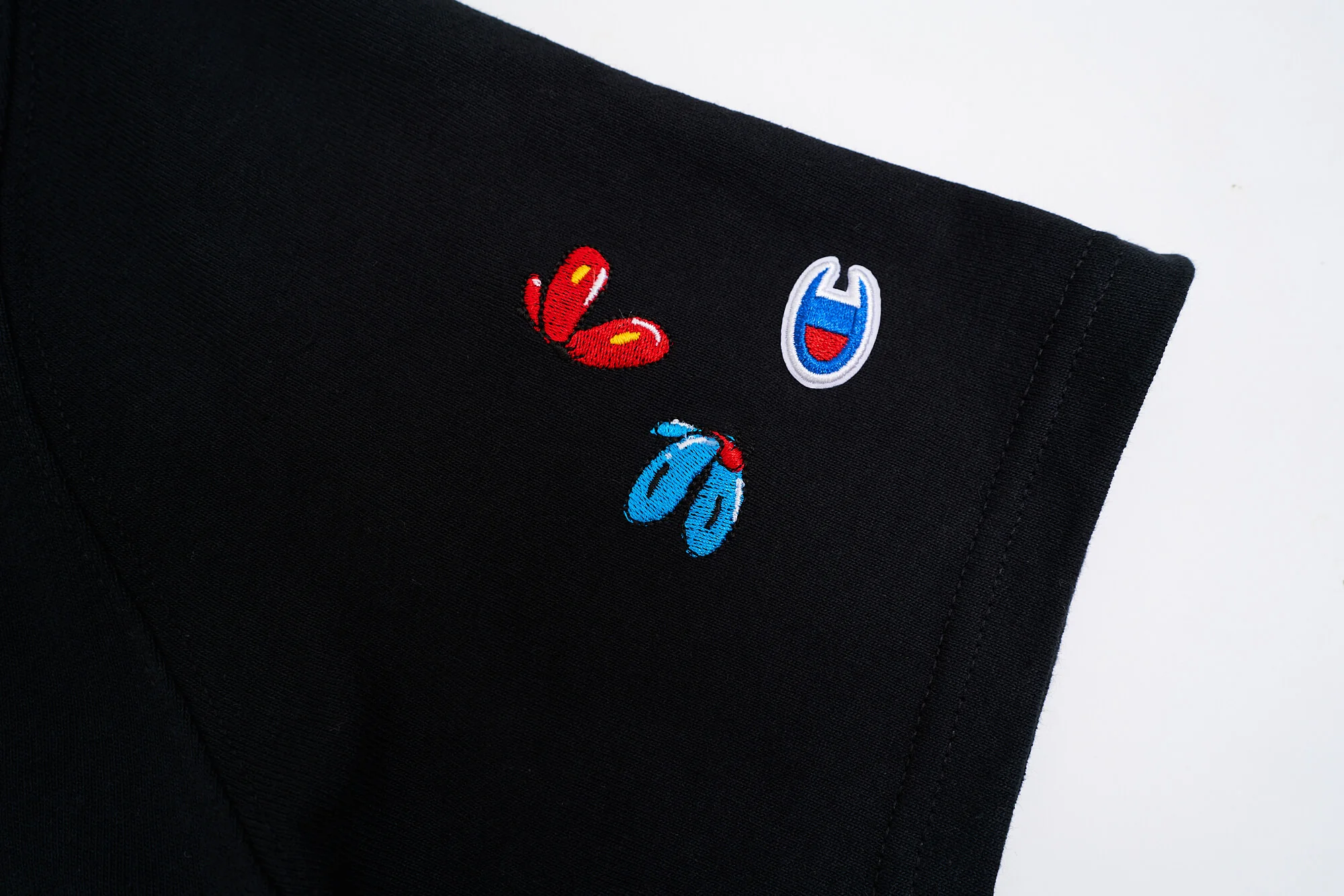 DV x Champion - Lineup Black Tee - Image 3