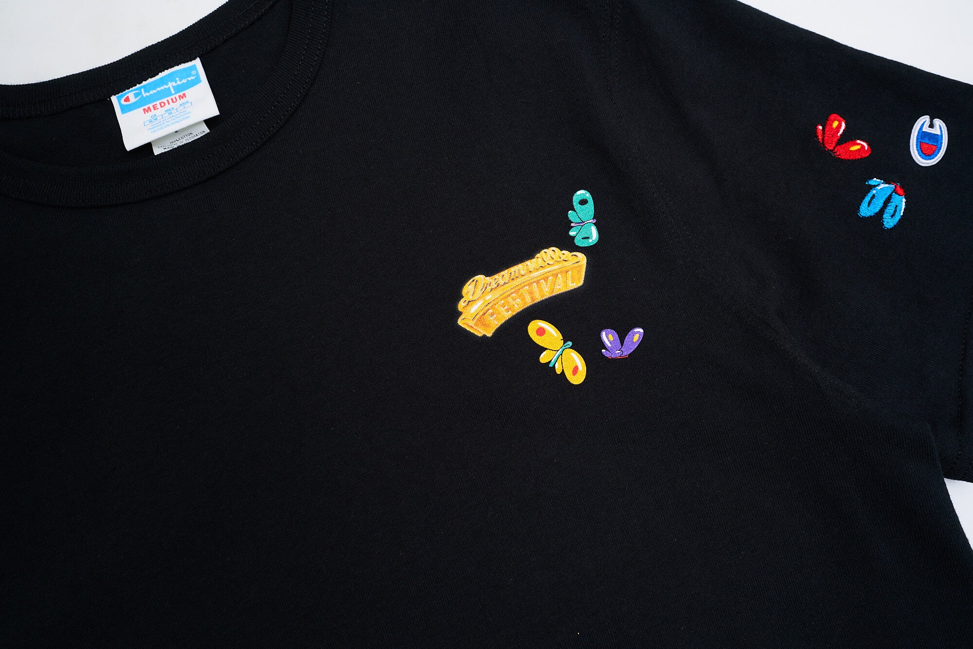DV x Champion - Lineup Black Tee - Image 4
