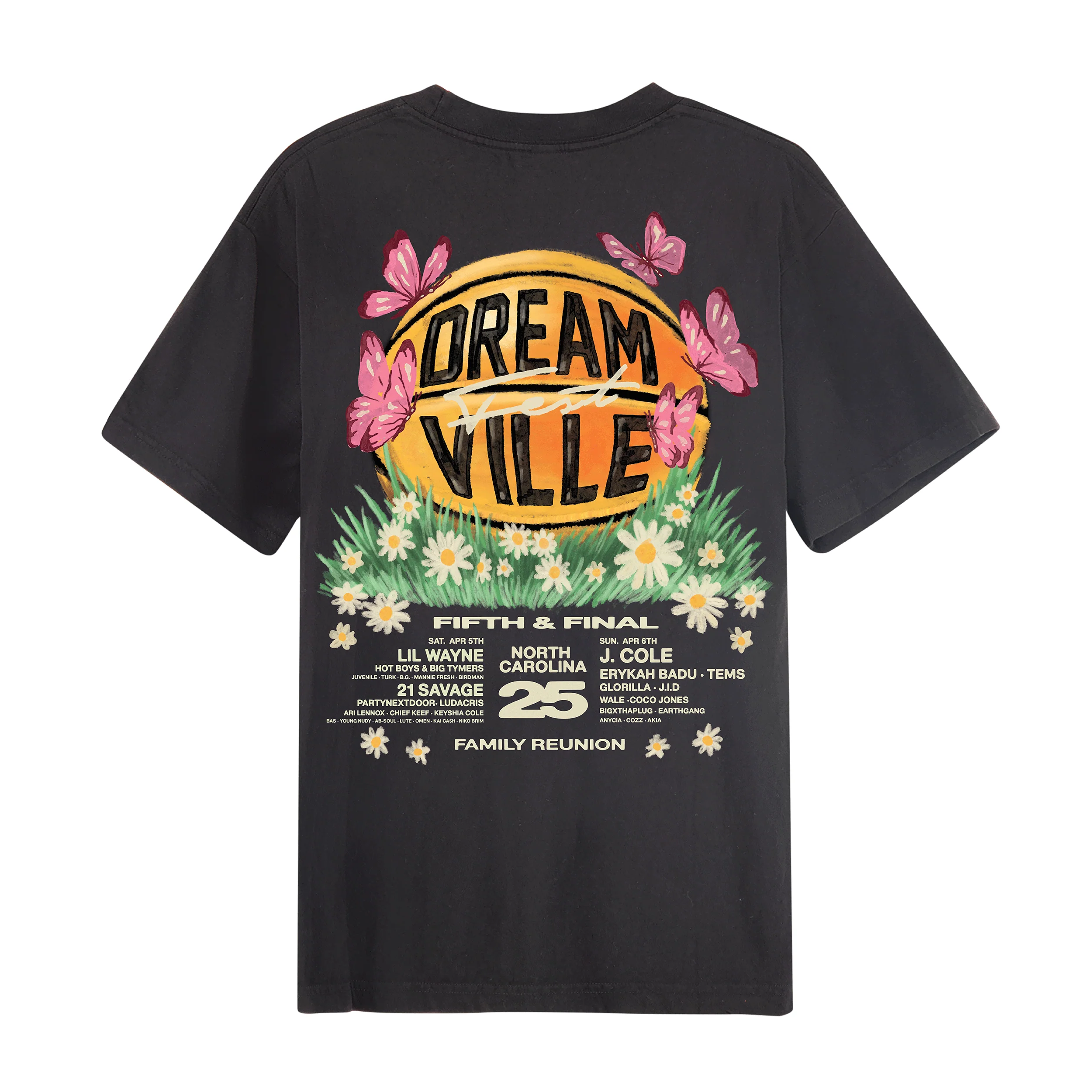 Youth DV 25 Basketball Black Lineup Tee - Image 2