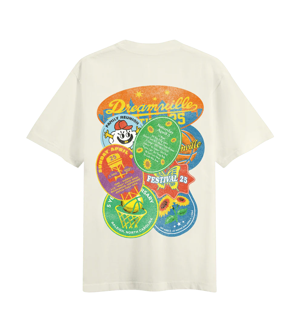 Youth DV 25 White Sticker Tee